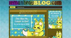 Desktop Screenshot of lemonbratblog.com