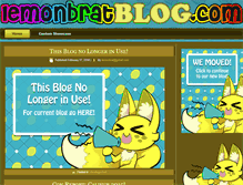 Tablet Screenshot of lemonbratblog.com
